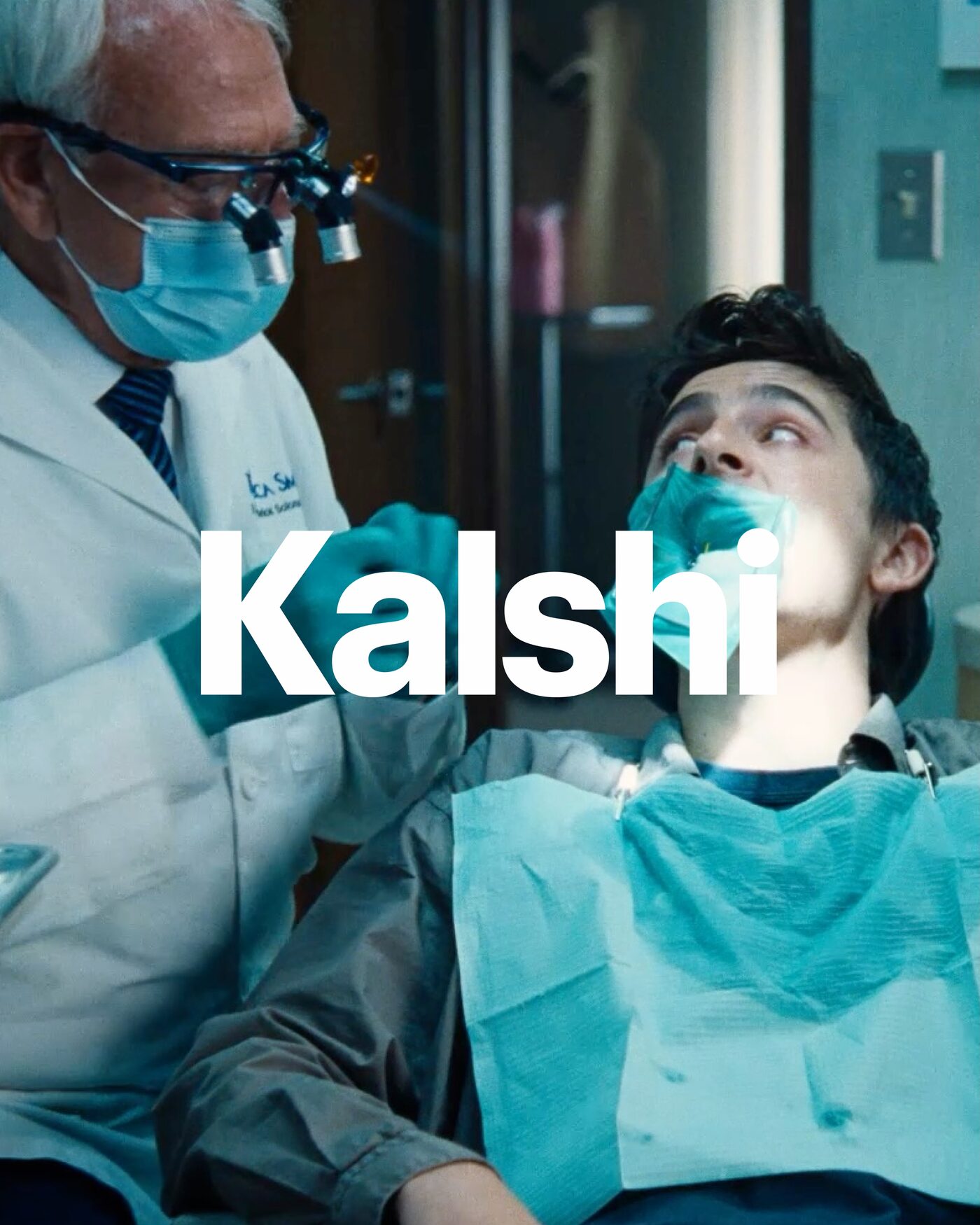 Timothée Chalamet × Kalshi campaign creative